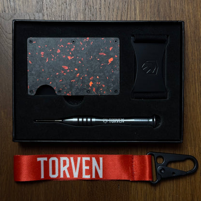 PORTFEL TORVEN RED CARBON