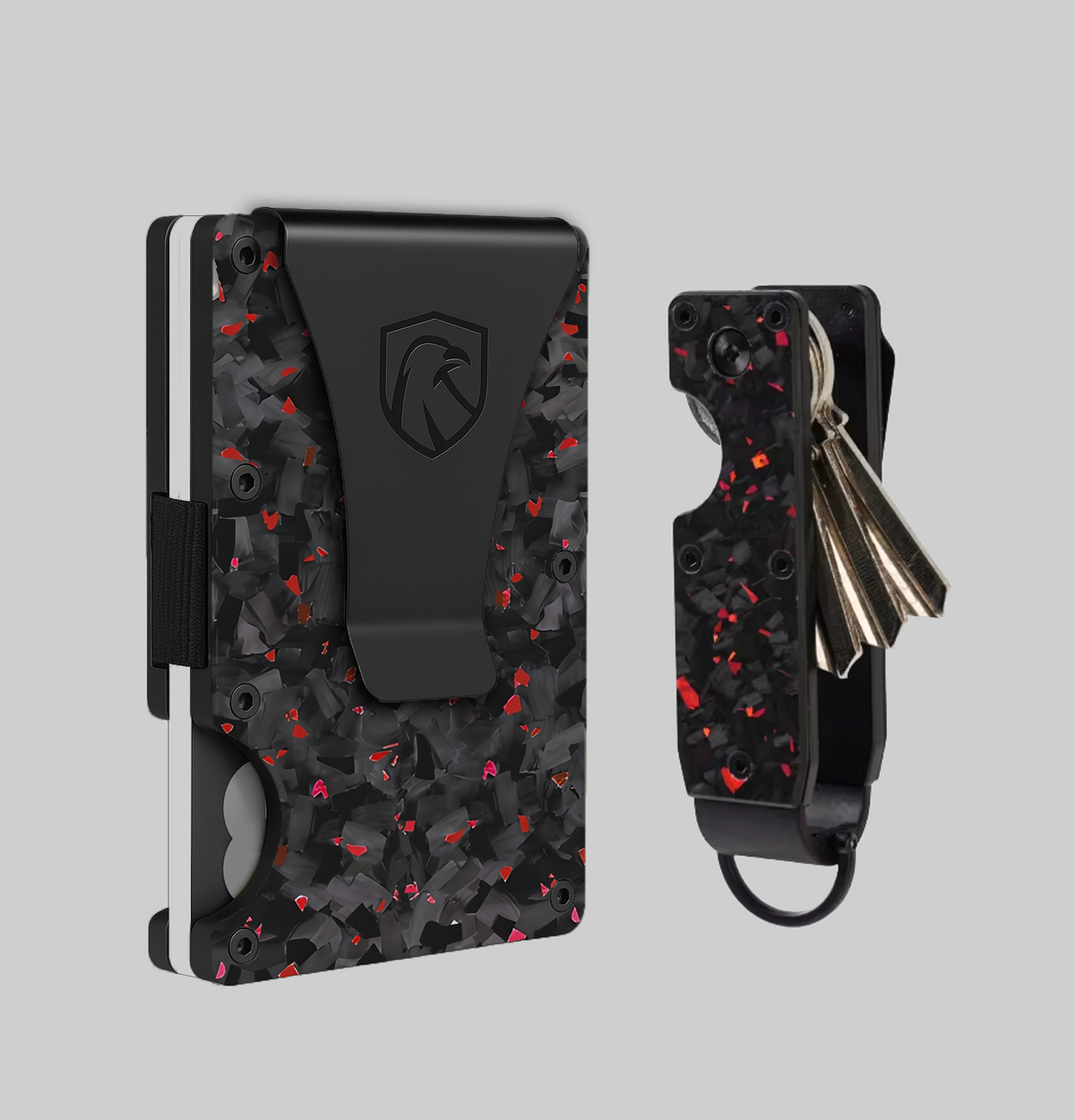 ZESTAW TORVEN RED CARBON
