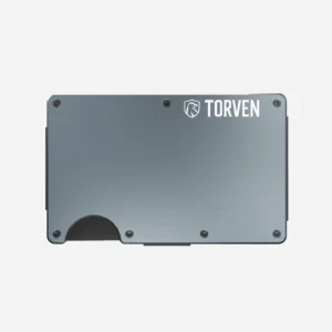 Portfel RFID Torven Graphite – grafitowy minimalistyczny portfel