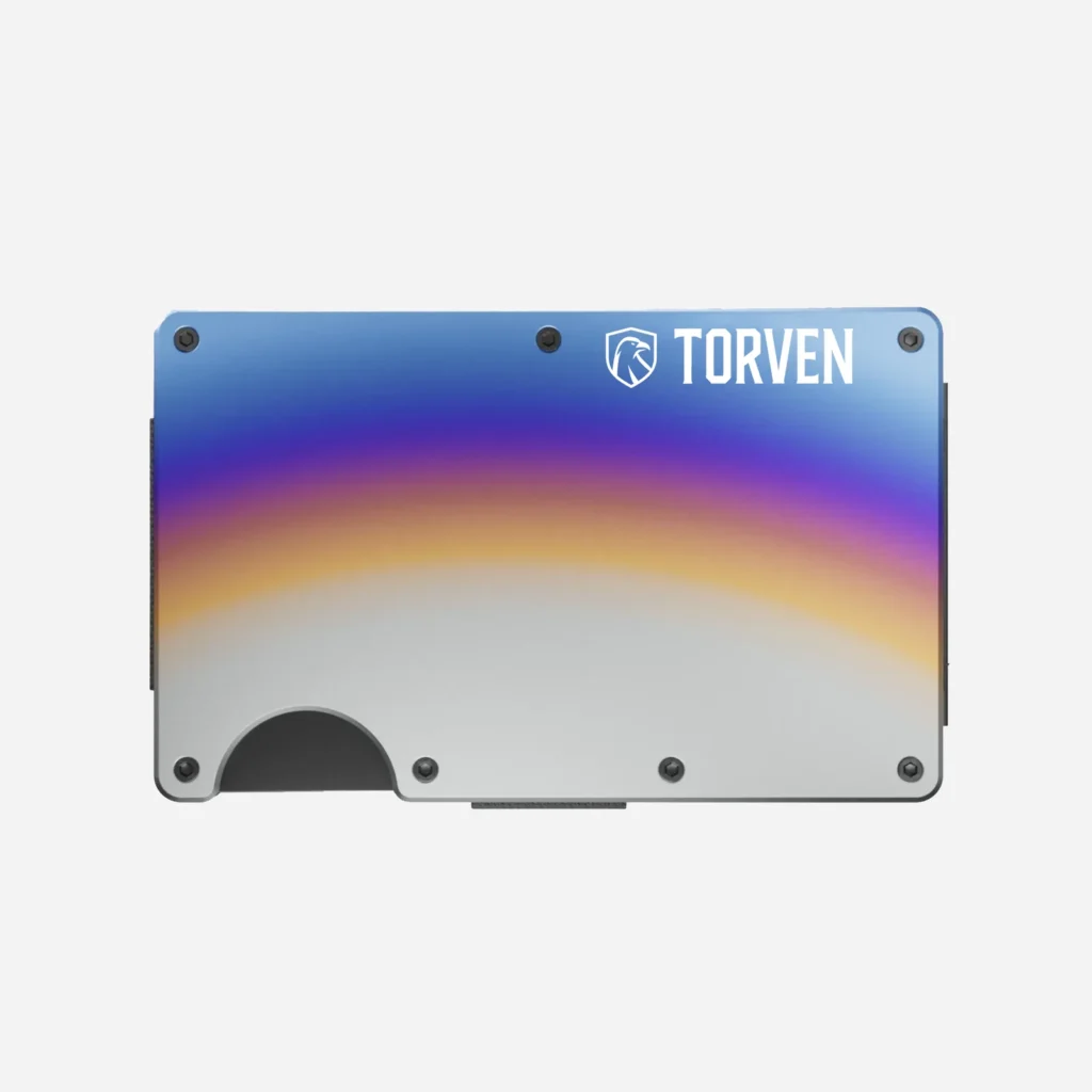 Portfel RFID Torven Titan – minimalistyczny portfel aluminiowy